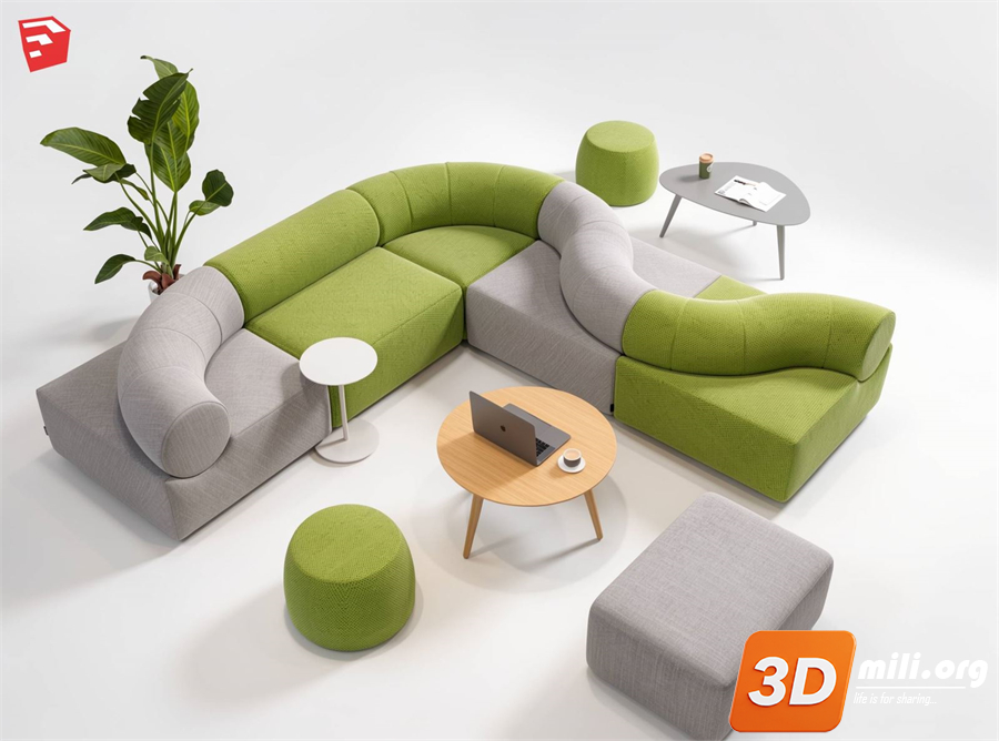 Cafe Furniture Skp Files 